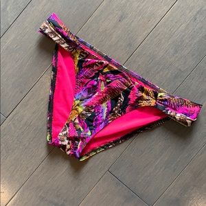 Victoria’s Secret Neon Feather Print Bikini Bottom